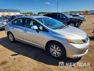Czwarte zdjęcie samochodu z boku: 2012 HONDA CIVIC LX VIN:19XFB2F58CE036582 - miniatura