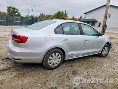 Trzecie zdjęcie samochodu z tyłu: 2015 VOLKSWAGEN JETTA BASE VIN:3VW1K7AJ8FM409073 - miniatura