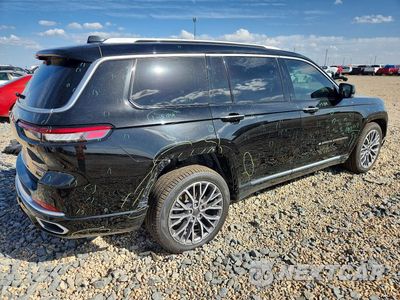 Trzecie zdjęcie samochodu z tyłu: 2021 JEEP GRAND CHEROKEE L SUMMIT VIN:1C4RJKEG2M8192471 - miniatura