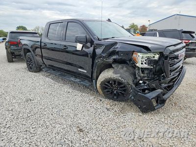 Czwarte zdjęcie samochodu z boku: 2021 GMC SIERRA K1500 ELEVATION VIN:3GTP9CEK4MG197126 - miniatura