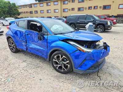 Czwarte zdjęcie samochodu z boku: 2018 TOYOTA C-HR XLE VIN:JTNKHMBX2J1007722 - miniatura