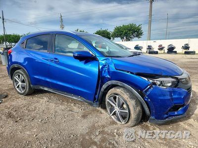Czwarte zdjęcie samochodu z boku: 2021 HONDA HR-V EX VIN:3CZRU6H55MM742132 - miniatura