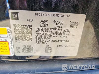 Zdjęcie 14 z 14 samochodu: 2017 CHEVROLET TRAVERSE PREMIER VIN:1GNKVJKDXHJ341516 - miniatura