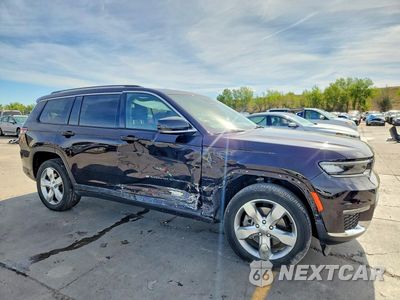 Czwarte zdjęcie samochodu z boku: 2022 JEEP GRAND CHEROKEE L LIMITED VIN:1C4RJKBG8N8587759 - miniatura