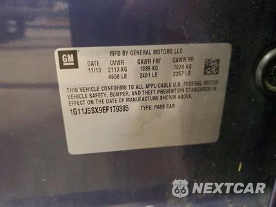 Zdjęcie 12 z 12 samochodu: 2014 CHEVROLET MALIBU LTZ VIN:1G11J5SX9EF179385 - miniatura