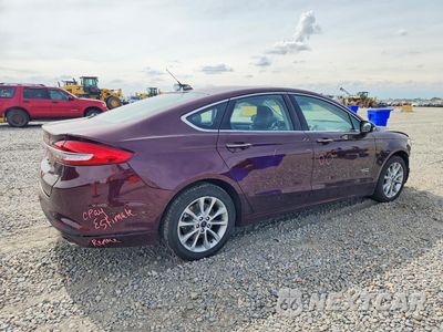 Trzecie zdjęcie samochodu z tyłu: 2017 FORD FUSION SE PHEV VIN:3FA6P0PU3HR274762 - miniatura
