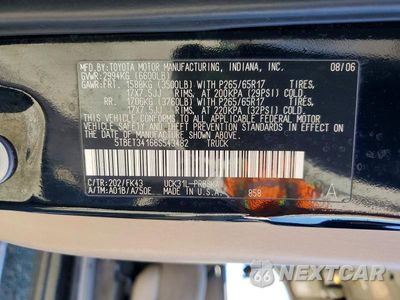 Zdjęcie 12 z 12 samochodu: 2006 TOYOTA TUNDRA DOUBLE CAB SR5 VIN:5TBET34166S543482 - miniatura