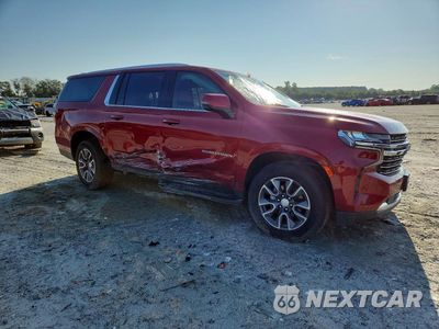 Czwarte zdjęcie samochodu z boku: 2022 CHEVROLET SUBURBAN K1500 LT VIN:1GNSKCKD6NR254231 - miniatura