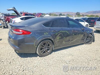 Trzecie zdjęcie samochodu z tyłu: 2018 FORD FUSION SE VIN:3FA6P0HD0JR270074 - miniatura