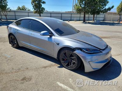 Czwarte zdjęcie samochodu z boku: 2024 TESLA MODEL 3 VIN:5YJ3E1ET6RF850916 - miniatura