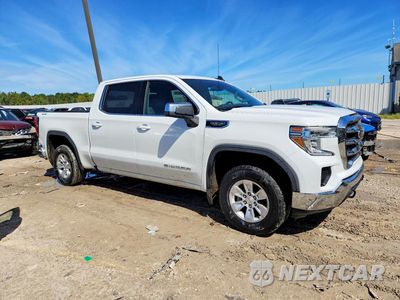 Czwarte zdjęcie samochodu z boku: 2021 GMC SIERRA K1500 SLE VIN:3GTU9BED0MG197820 - miniatura