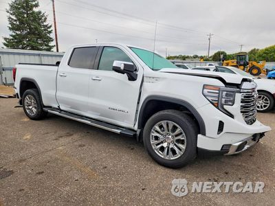 Czwarte zdjęcie samochodu z boku: 2023 GMC SIERRA K1500 DENALI VIN:3GTUUGED1PG224409 - miniatura