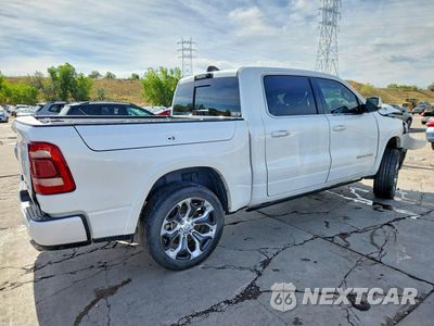 Trzecie zdjęcie samochodu z tyłu: 2022 RAM 1500 LONGHORN VIN:1C6SRFKMXNN138440 - miniatura