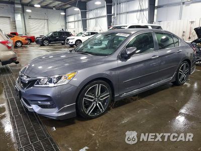2016 HONDA ACCORD SPORT 1HGCR2F54GA127339 - główne zdjęcie licytacji z USA - miniatura