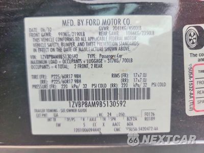 Zdjęcie 13 z 13 samochodu: 2011 FORD MUSTANG BASE VIN:1ZVBP8AM9B5130592 - miniatura