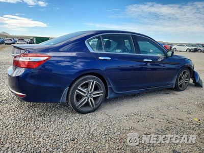 Trzecie zdjęcie samochodu z tyłu: 2016 HONDA ACCORD SPORT VIN:1HGCR2F53GA246757 - miniatura