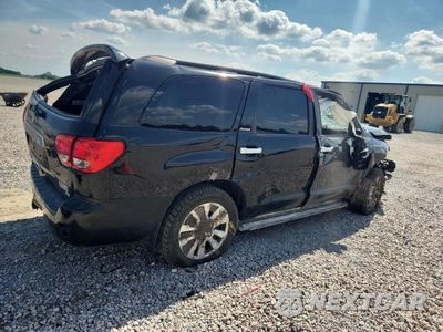 Trzecie zdjęcie samochodu z tyłu: 2016 TOYOTA SEQUOIA PLATINUM VIN:5TDDW5G14GS135744 - miniatura