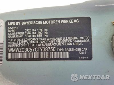 Zdjęcie 12 z 12 samochodu: 2012 MINI COOPER S CLUBMAN VIN:WMWZG3C57CTY38750 - miniatura