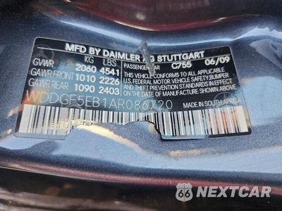 Zdjęcie 12 z 12 samochodu: 2010 MERCEDES-BENZ C 300 VIN:WDDGF5EB1AR086720 - miniatura