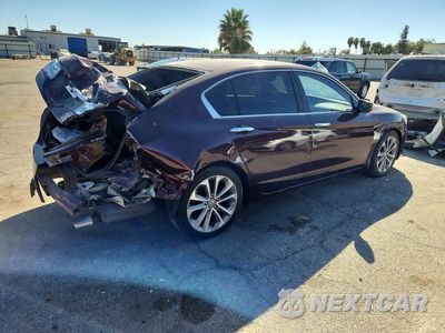Trzecie zdjęcie samochodu z tyłu: 2013 HONDA ACCORD SPORT VIN:1HGCR2F55DA074646 - miniatura