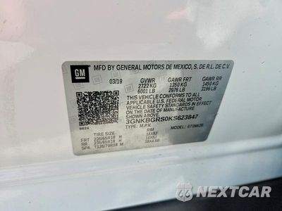 Zdjęcie 12 z 12 samochodu: 2019 CHEVROLET BLAZER 2LT VIN:3GNKBGRS0KS623847 - miniatura