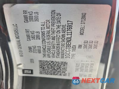 Zdjęcie 12 z 12 samochodu: 2020 CHEVROLET COLORADO VIN:1GCGTBEN3L1176917 - miniatura