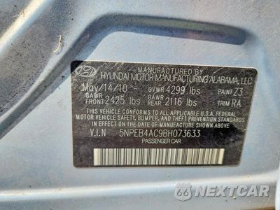 Zdjęcie 12 z 12 samochodu: 2011 HYUNDAI SONATA GLS VIN:5NPEB4AC9BH073633 - miniatura