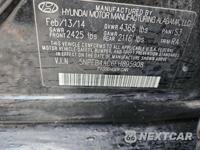 Zdjęcie 13 z 13 samochodu: 2014 HYUNDAI SONATA GLS VIN:5NPEB4AC6EH895908 - miniatura