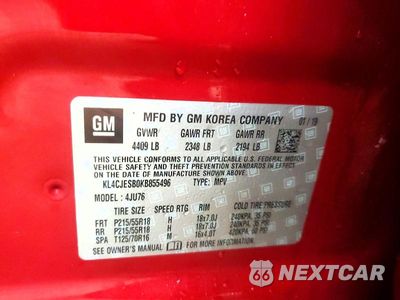 Zdjęcie 13 z 13 samochodu: 2019 BUICK ENCORE PREFERRED VIN:KL4CJESB0KB855496 - miniatura