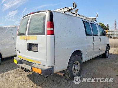 Trzecie zdjęcie samochodu z tyłu: 2015 CHEVROLET EXPRESS VIN:1GCWGFCF7F1221977 - miniatura