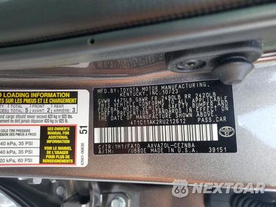 Zdjęcie 12 z 12 samochodu: 2024 TOYOTA CAMRY LE VIN:4T1C11AK2RU212612 - miniatura
