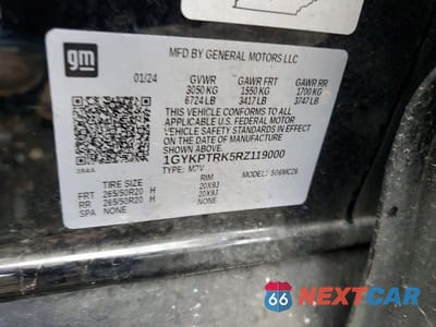 Zdjęcie 14 z 14 samochodu: 2024 CADILLAC LYRIQ SPORT VIN:1GYKPTRK5RZ119000 - miniatura