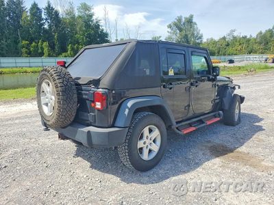 Trzecie zdjęcie samochodu z tyłu: 2015 JEEP WRANGLER UNLIMITED SPORT VIN:1C4HJWDGXFL648480 - miniatura