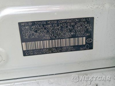 Zdjęcie 12 z 12 samochodu: 2013 LEXUS GS 350 VIN:JTHBE1BL2D5023083 - miniatura