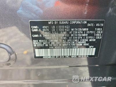 Zdjęcie 14 z 14 samochodu: 2026 SUBARU FORESTER TOURING VIN:4S4SLDT69T3115444 - miniatura