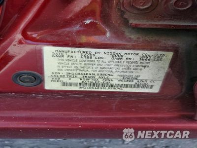 Zdjęcie 12 z 12 samochodu: 2005 NISSAN SENTRA 1.8 VIN:3N1CB51D45L532046 - miniatura