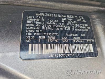 Zdjęcie 13 z 13 samochodu: 2020 NISSAN ROGUE SPORT S VIN:JN1BJ1CV5LW253712 - miniatura