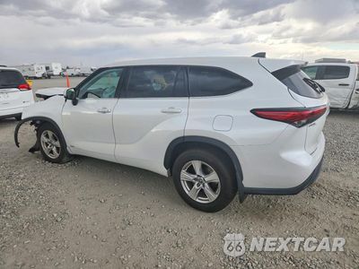 Drugie zdjęcie samochodu z przodu: 2022 TOYOTA HIGHLANDER HYBRID LE VIN:5TDBBRCH0NS553499 - miniatura
