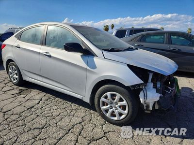 Czwarte zdjęcie samochodu z boku: 2014 HYUNDAI ACCENT GLS VIN:KMHCT4AE8EU760095 - miniatura