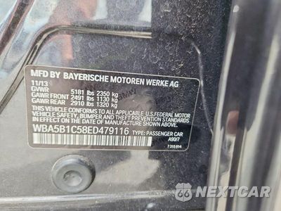 Zdjęcie 12 z 12 samochodu: 2014 BMW 535 I VIN:WBA5B1C58ED479116 - miniatura