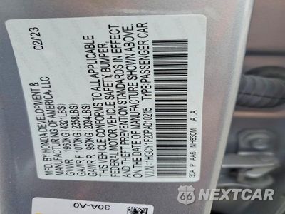Zdjęcie 13 z 13 samochodu: 2023 HONDA ACCORD LX VIN:1HGCY1F20PA010215 - miniatura