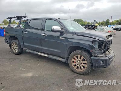 Czwarte zdjęcie samochodu z boku: 2014 TOYOTA TUNDRA CREWMAX PLATINUM VIN:5TFAY5F1XEX347389 - miniatura