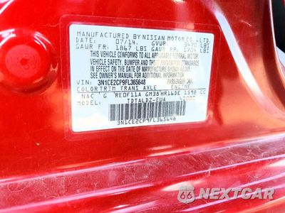 Zdjęcie 13 z 13 samochodu: 2015 NISSAN VERSA NOTE SV VIN:3N1CE2CP9FL365648 - miniatura