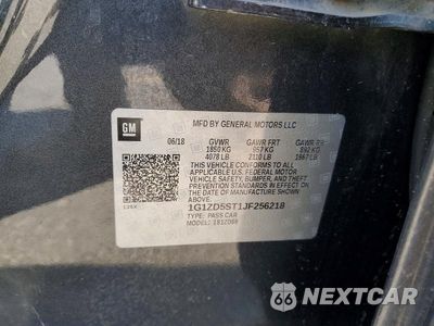 Zdjęcie 12 z 12 samochodu: 2018 CHEVROLET MALIBU LT VIN:1G1ZD5ST1JF256218 - miniatura
