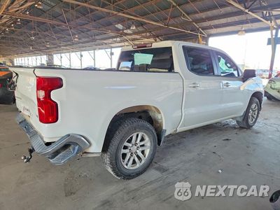 Trzecie zdjęcie samochodu z tyłu: 2022 CHEVROLET SILVERADO LTD K1500 LT VIN:3GCUYDED5NG129173 - miniatura