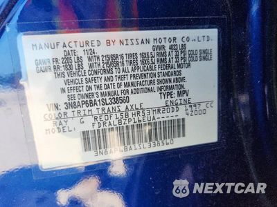 Zdjęcie 13 z 13 samochodu: 2025 NISSAN KICKS S VIN:3N8AP6BA1SL338560 - miniatura