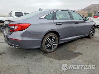 Trzecie zdjęcie samochodu z tyłu: 2021 HONDA ACCORD LX VIN:1HGCV1F16MA103011 - miniatura