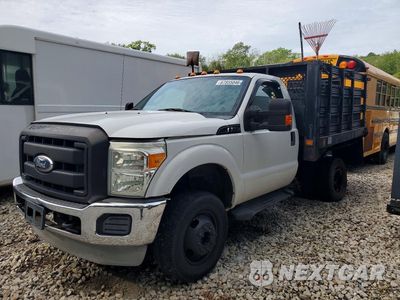 2011 FORD F350 SUPER DUTY DUMP FLATBED TRUCK 1FDRF3H66BEB44296 - główne zdjęcie licytacji z USA - miniatura