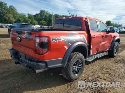 Trzecie zdjęcie samochodu z tyłu: 2024 FORD RANGER RAPTOR VIN:1FTER4LR6RLE41298 - miniatura
