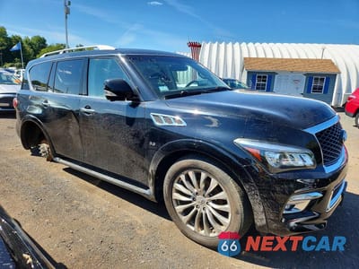 Czwarte zdjęcie samochodu z boku: 2015 INFINITI QX80 BASE VIN:JN8AZ2NE5F9084187 - miniatura